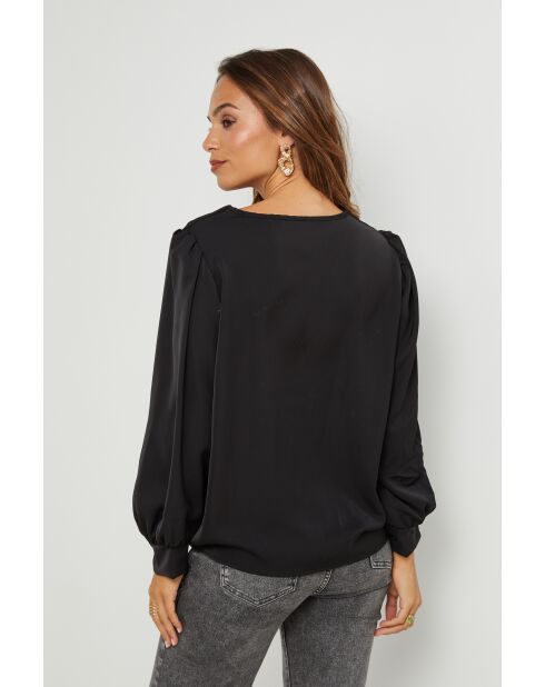 Zwarte blouse Mila