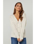 Beigefarbene Weste Lili