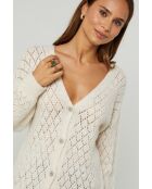 Beigefarbene Weste Lili