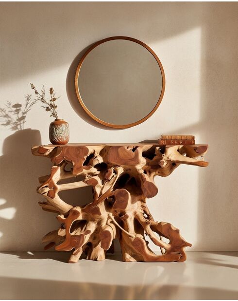 Forest - Console en bois massif de teck 121 cm
