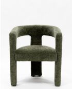 Lagon - Fauteuil de salon vert en tissu