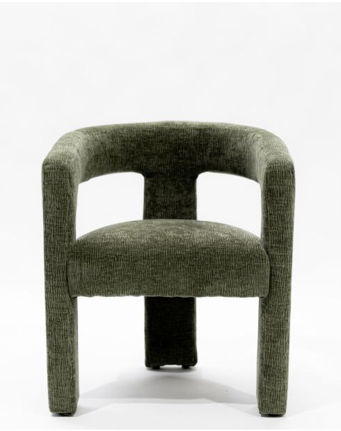 Lagon - Fauteuil de salon vert en tissu