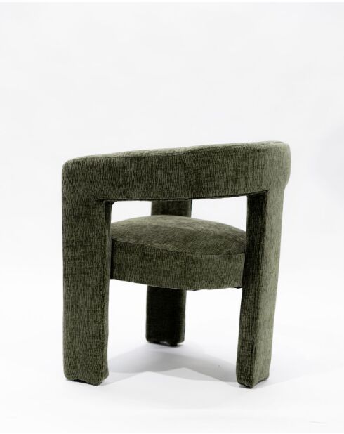 Lagon - Fauteuil de salon vert en tissu