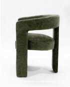 Lagon - Fauteuil de salon vert en tissu
