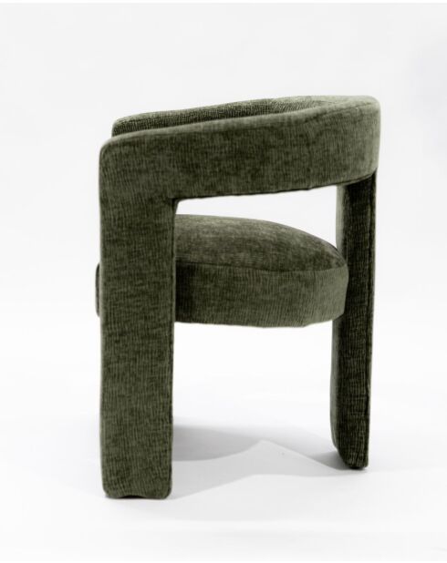 Lagon - Fauteuil de salon vert en tissu