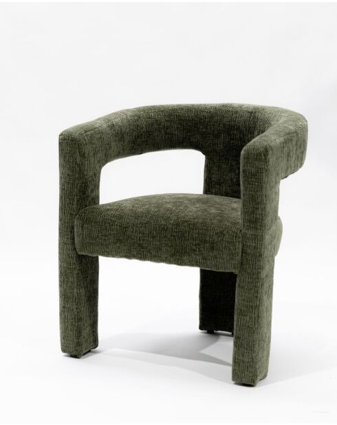 Lagon - Fauteuil de salon vert en tissu