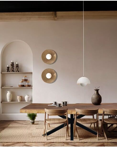 Dempo - Table repas en suar massif L250 cm 12-14 pers.