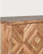 Naya - Armoirette en bois massif de manguier 2 portes