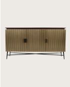 Moon- Grand buffet finition laiton vieilli 150 cm