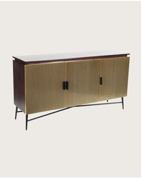 Moon- Grand buffet finition laiton vieilli 150 cm