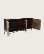 Moon- Grand buffet finition laiton vieilli 150 cm