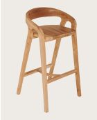 Carisma - Tabouret de bar en teck massif