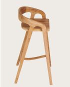 Carisma - Tabouret de bar en teck massif