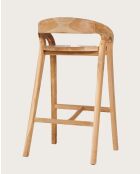 Carisma - Tabouret de bar en teck massif