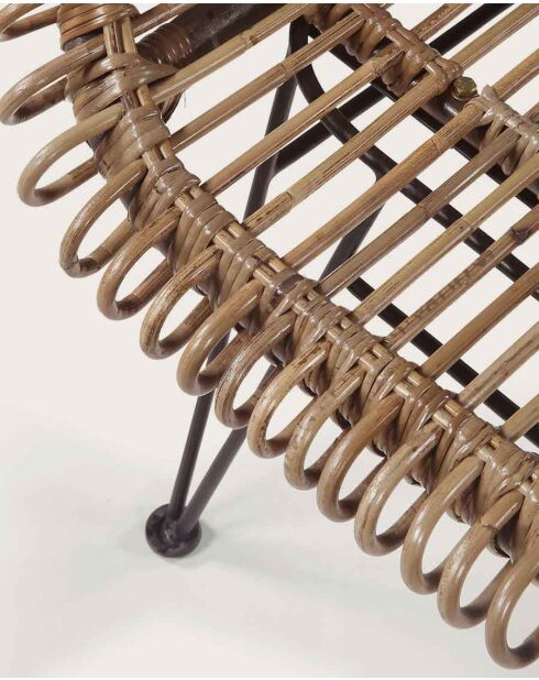 Chiang Mai - Fauteuil rond en rotin tressé