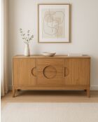 Kyoto - Buffet vintage en teck massif 165 cm