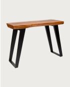 Teaka - Console en bois de teck massif