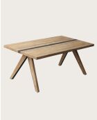 Bandung - Table repas en teck massif