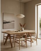 Bandung - Table repas en teck massif