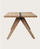 Bandung - Table repas en teck massif