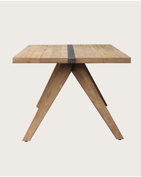 Bandung - Table repas en teck massif