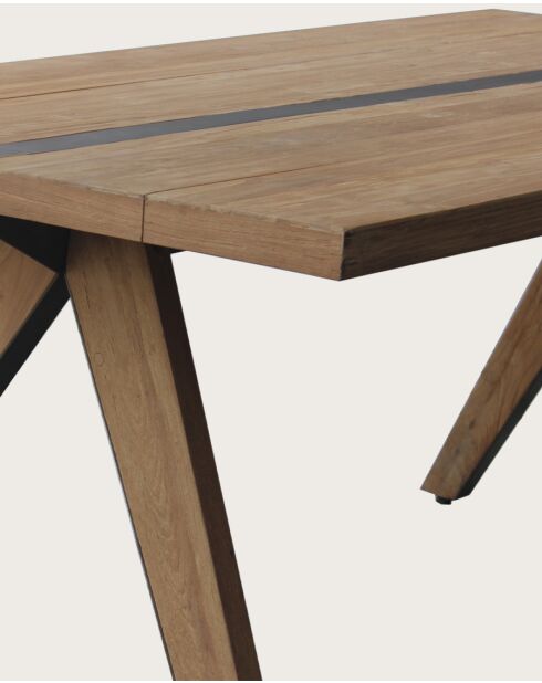 Bandung - Table repas en teck massif