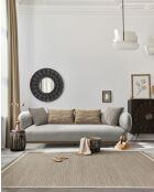 Vigo - Canapé en tissu et bois massif