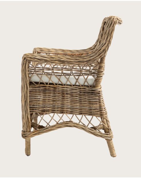 Asana - Fauteuil de jardin en rotin