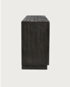 Zaraya - Buffet bas sculpté en bois massif de manguier 185 cm