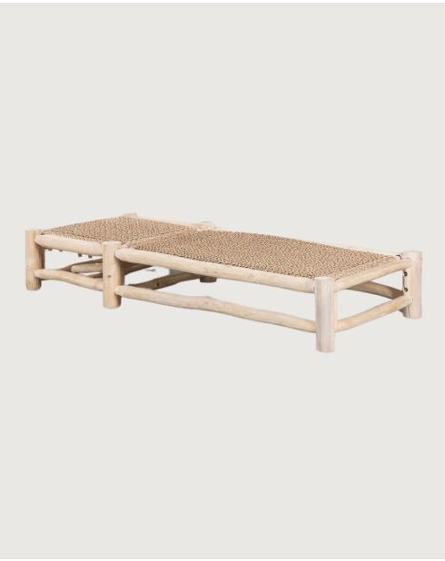 Jaya - Bain de soleil inclinable en bois
