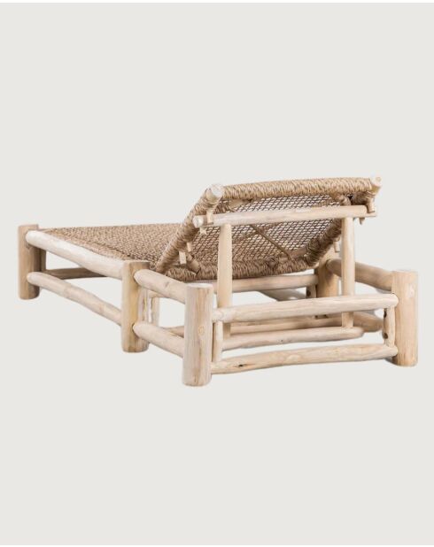 Jaya - Bain de soleil inclinable en bois