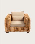 Weaverly - Fauteuil de jardin en rotin tressé