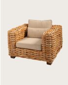Weaverly - Fauteuil de jardin en rotin tressé