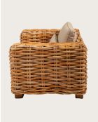 Weaverly - Fauteuil de jardin en rotin tressé