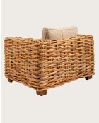 Weaverly - Fauteuil de jardin en rotin tressé