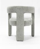 Lagon - Fauteuil de salon gris en tissu design