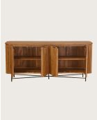 Opéra - Buffet rétro en bois de teck recyclé