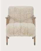 Lina - Fauteuil en bois massif