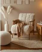 Lina - Fauteuil en bois massif