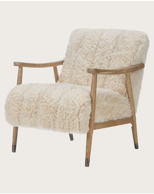 Lina - Fauteuil en bois massif