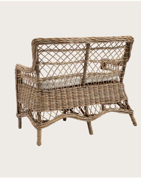 Asana - Canapé de jardin en rotin