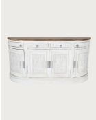 Argo - Enfilade en bois massif de manguier blanc