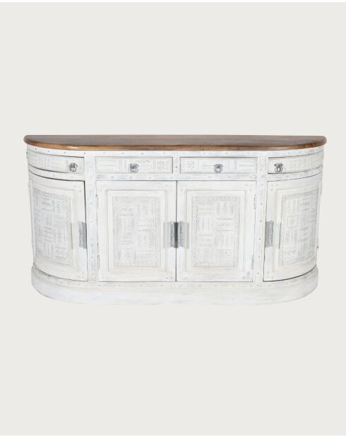 Argo - Enfilade en bois massif de manguier blanc