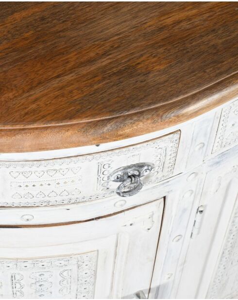 Argo - Enfilade en bois massif de manguier blanc