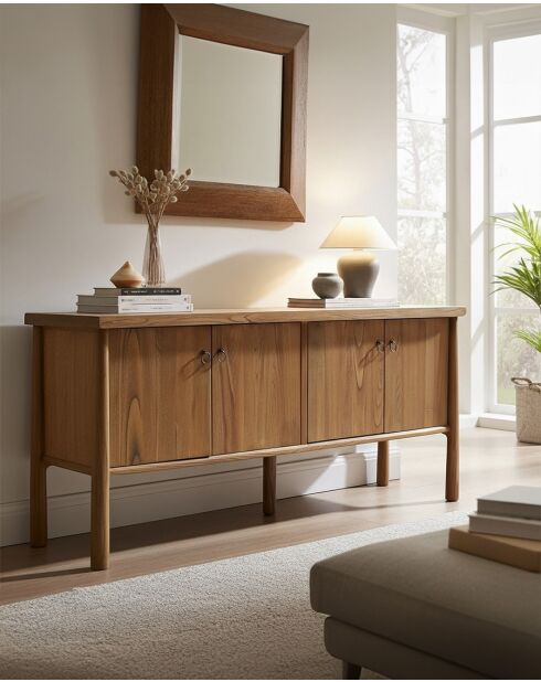 Yara - Buffet en bois massif de teck 170 cm