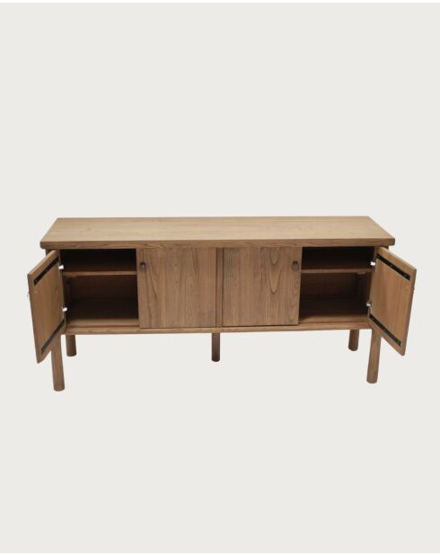 Yara - Buffet en bois massif de teck 170 cm