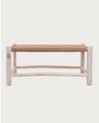 Jaya - Table basse Branche de teck et corde