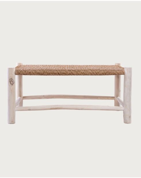 Jaya - Table basse Branche de teck et corde