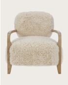 Anna - Fauteuil en bois massif