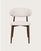 Kerin - Chaise en tissu et pieds métal